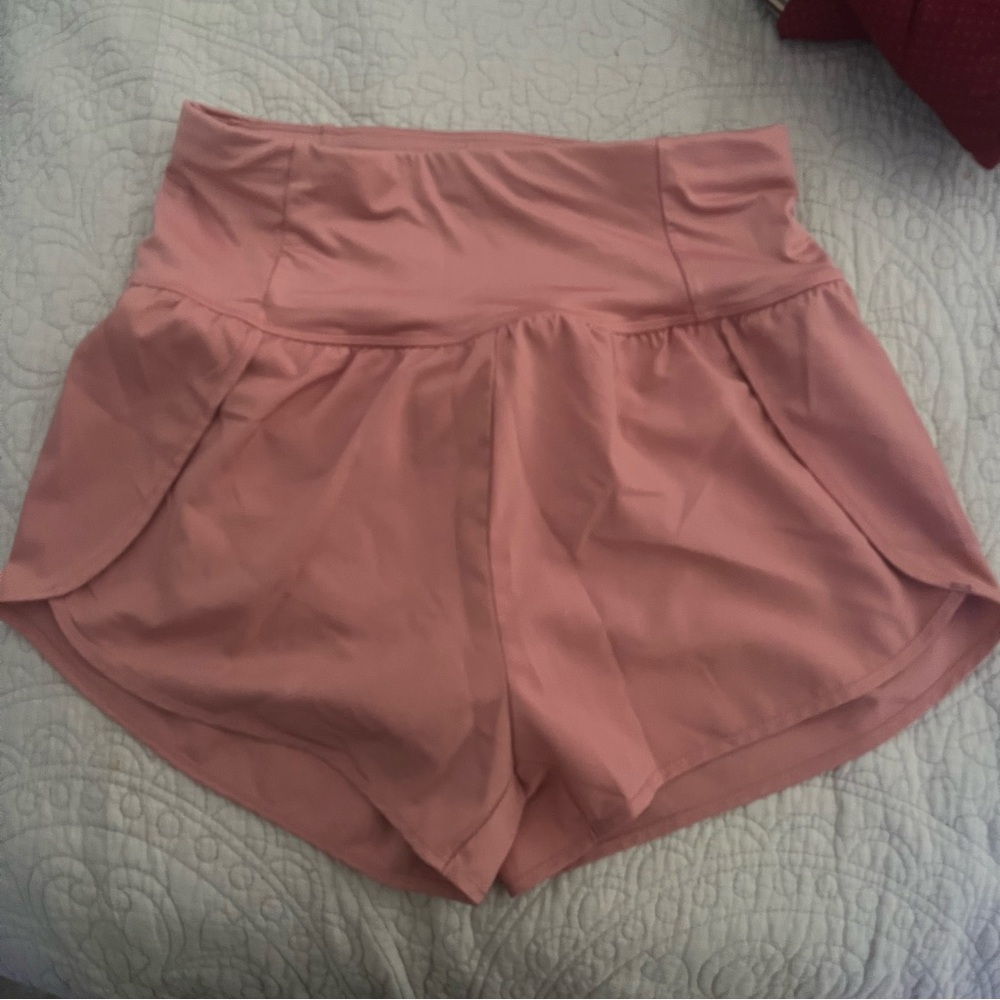 Love Tree Pink Athletic Shorts High-Rise